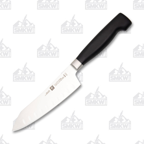 Zwilling J.A. Henckels Four Star 5.5" Rocking Santoku Knife Hollow Edge