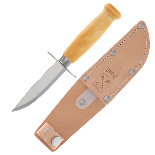 Morakniv Scout 39 Fixed Blade Knife (Birch Wood Natural)