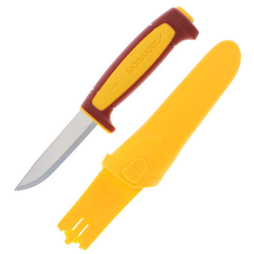 Morakniv 2023 Limited Edition Basic 511 Fixed Blade Knife (Yellow/Dala Red)
