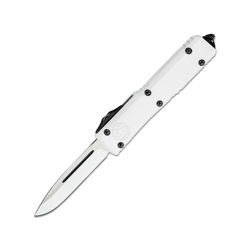 MICROTECH UT SE STORMTROOPER 3.46in Plain White Drop Point