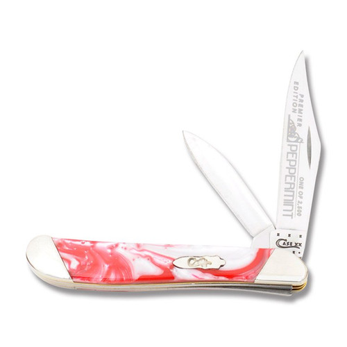 Case XX Slant Bolster Peppermint Corelon Peanut Folding Knife CAS9220PM