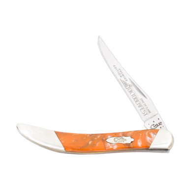 Case XX Slant Bolster Oktoberfest Corelon Small Texas Toothpick Folding Knife