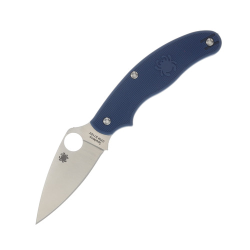 Spyderco UK Penknife Blue Handles Leaf Blade SPC94PDBL