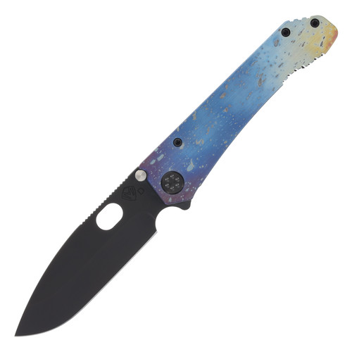 Medford 187 DP Folding Knife 3in Plain PVD Drop Point Galaxy