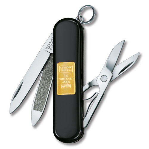 Victorinox Classic SD Swiss Army Knife Gold Ingot
