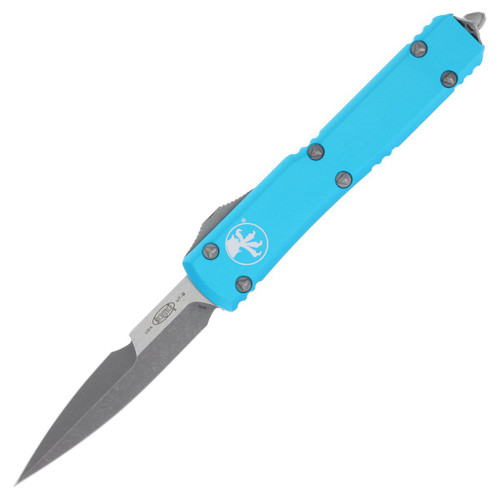 Microtech Ultratech Bayonet Out-the-Front Automatic Knife (S/E Apocalyptic | Turquoise)