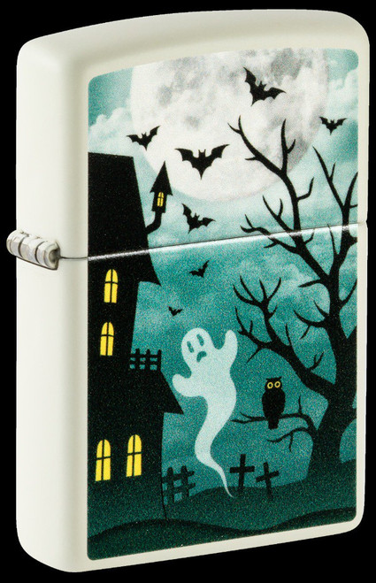 ZIPPO 49193 Spooky Glow In The Dark Ghost Design