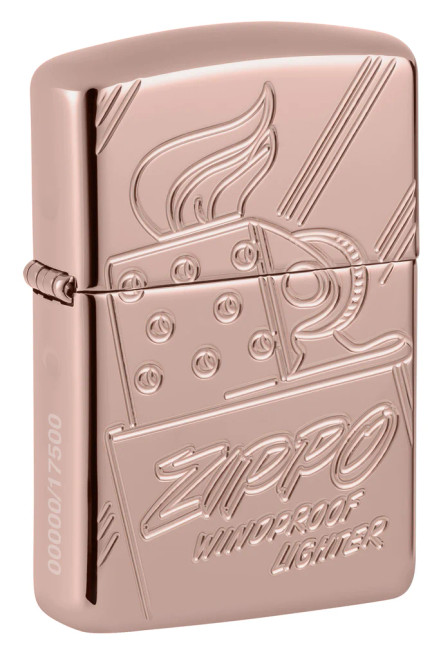 Zippo 49504 Zippo Script Collectible Rose Gold Insert Lighter