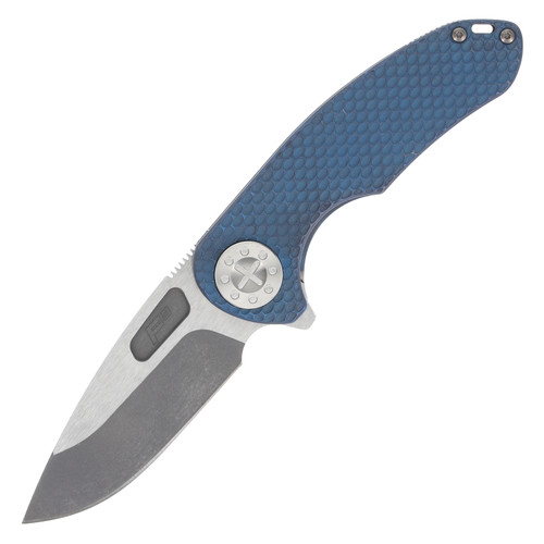 Curtiss Custom Knives F3 Folding Knife Two-Tone Blue Medium Slicer