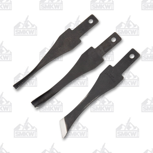 Flexcut Beginner 3 Blade Craft Carver Set (Ash, Carbon Steel)