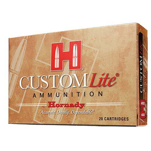 Hornady Custom LIte 7mm Remington 139 Grain Brass 20 Rounds SST PTBT