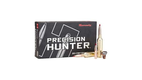 Hornady Precision Hunter 7mm STW Ammunition 162 Grain Brass