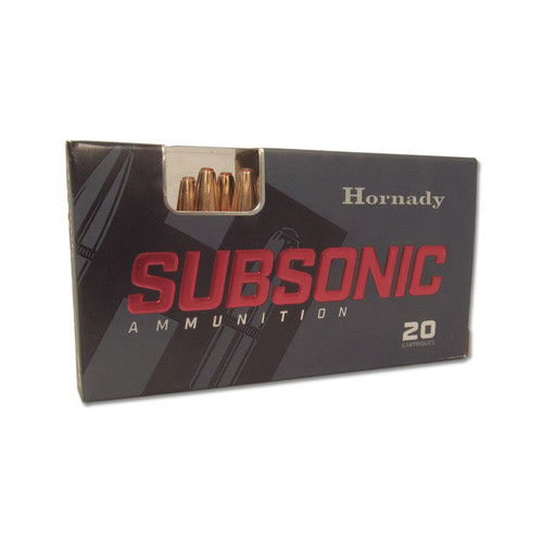 Hornady Subsonic 300 AAC Blackout Ammo 190 Grain 20 Rounds Sub-X FTX