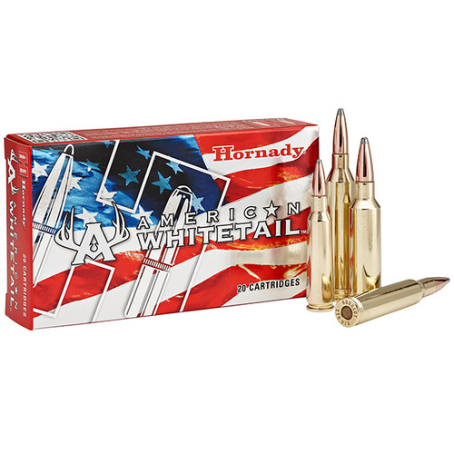 Hornady American Whitetail 300 WSM Ammunition 165 Grain 20 Rounds Brass Centerfire Interlock SP