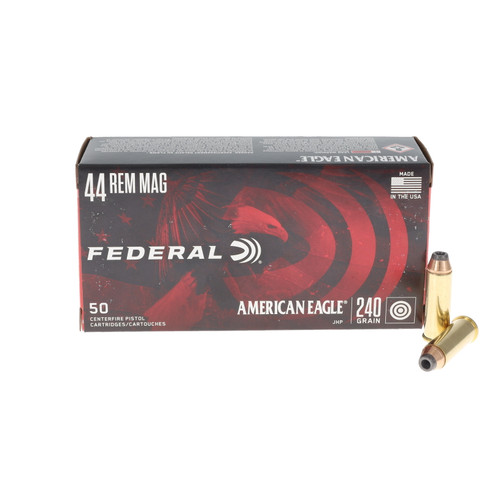 Federal American Eagle 44 Rem Mag 240 Grain JHP 50 Rounds