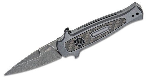 Kershaw Launch 12 Gray Auto Folding Knife 2.5Inch Stonewash