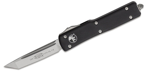 Microtech UTX-70 Out-the-Front Automatic Knife (Satin T/E | Black)