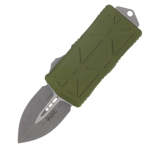 Microtech Exocet OTF Automatic Knife Apocalyptic D/E OD Green AUMT15710APO