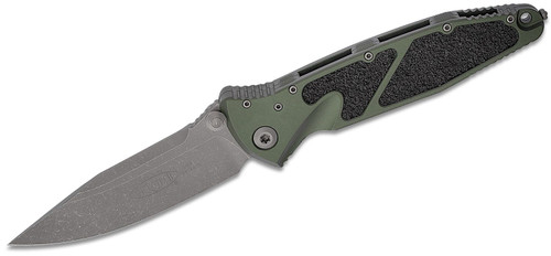 Microtech SOCOM Elite CTS-204P Steel Blade Green Aluminum Handle