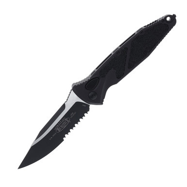 Microtech SOCOM Elite OTS Auto S/E Black Partially Serrated