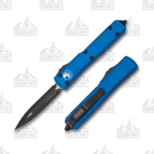 Microtech Ultratech Out-The-Front Automatic Knife (D/E Black | Blue)