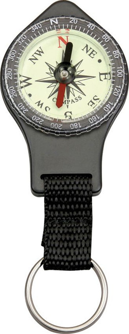 Explorer Compass Black Nylon W/Keyring EXP46