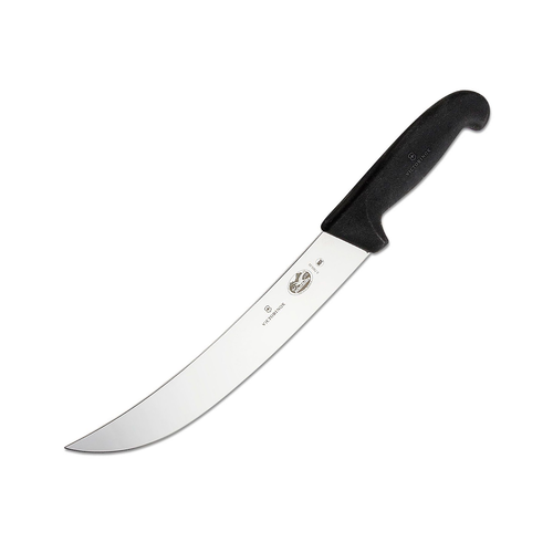 Victorinox Fibrox Pro Cimeter Knife Black 10 Inch Plain Satin