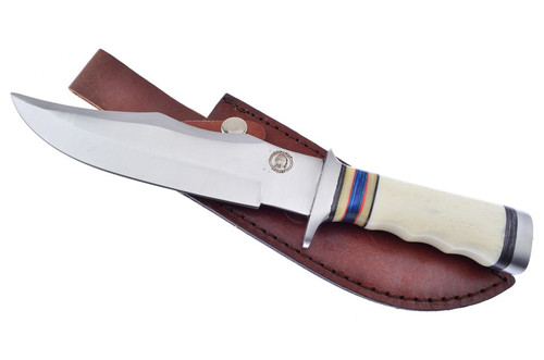 Frost Chipaway Cutlery White Smooth Bone Bowie