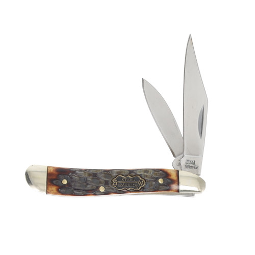 Frost Cutlery Steel Warrior Autumn Second Cut Bone Peanut Folding Knife FRSW107ASC