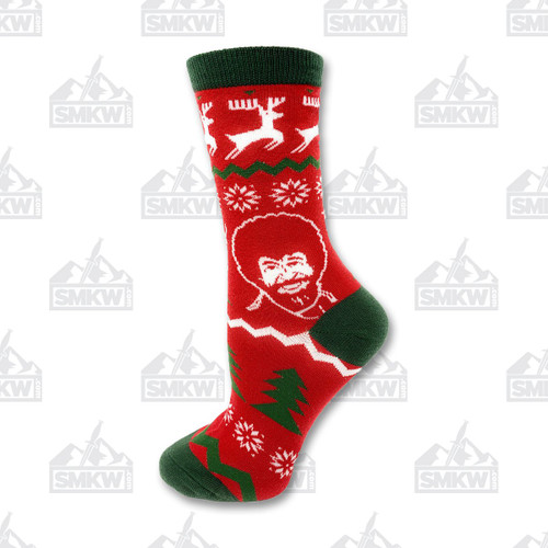 Oooh Yeah! Merry Bob Ross Women's Crew Socks