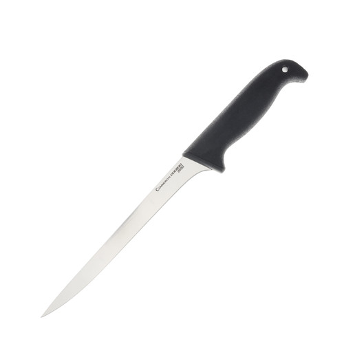 Cold Steel Commercial Series 8in Satin Fillet Fixed Blade Knife CS20VF8SZ