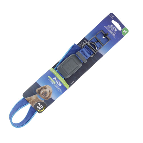 Nite Ize NiteDog Rechargeable LED Collar Medium Blue/Blue LED