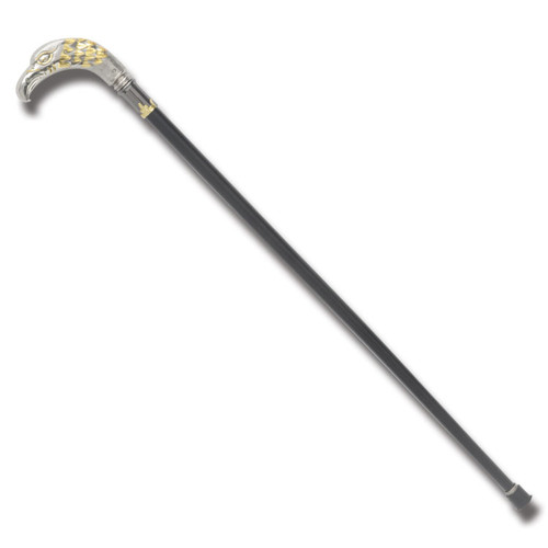 Eagle Sword Cane Cast Metal Handle