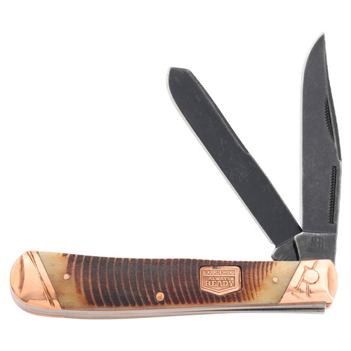 Rough Rider Backwoods Bushcraft Trapper Folding Knife RR1840