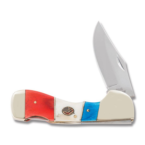 Frost Steel Warrior Patriotic Choctaw Lockback FRSW105RWB