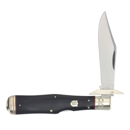 Rough Ryder Highland Black Micarta Large Swing Guard Folding Knife