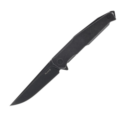 Ruike P108 Folding Knife Black Oxidized RUP108SB