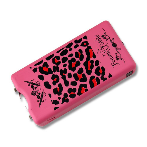 Stun Gun 3500k Volt Pink Cheetah Pattern