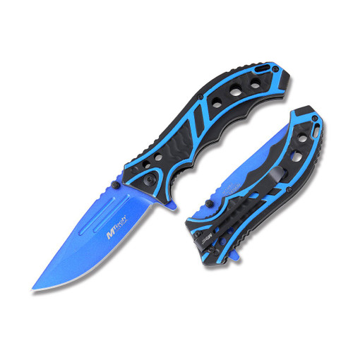 MTech USA Blue Folding Knife