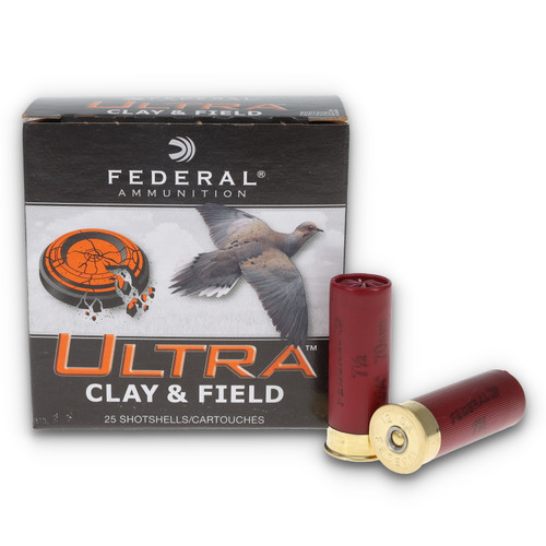 Federal Clay & Field 12 Gauge 25 Rounds 2.75in #7.5 Shot 1-1/8oz 3 Dram