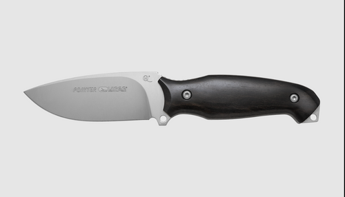 Viper Pointer EB Fixed Blade Knife Ebony 4.13in Plain Satin Drop Point