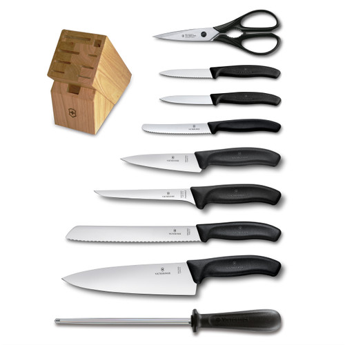 Victorinox Swiss Classic Knife 10 Piece Block Set 