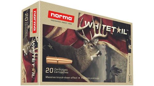 Norma Whitetail 7mm-08 Remington 150 Grain Brass Centerfire 20 Rounds Norma PSP
