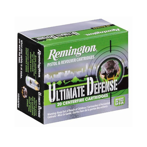 Remington Golden Saber Defense 380 Auto Ammunition 102 Grain Brass JHP 20 Rounds
