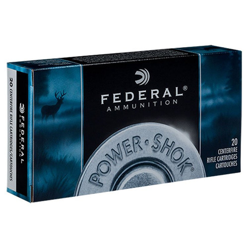 Federal Premium Power-Shok 300 Winchester Magnum Ammunition 150 Grain Brass Centerfire 20 Rounds JSP