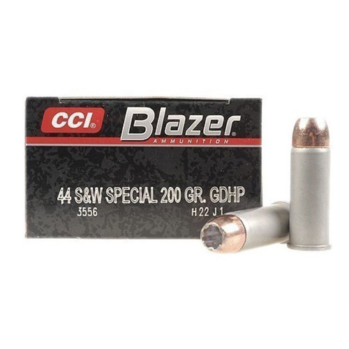 CCI Blazer 44 Special Ammunition 200 Grain Brass 50 Rounds Speer JHP