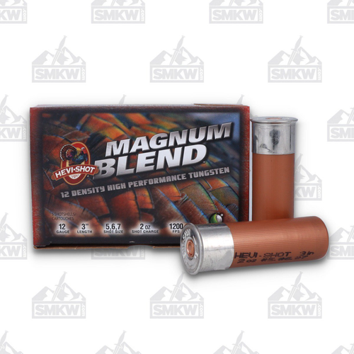 HEVI-Shot Magnum Blend 12 Gauge 3in 2oz #5 #6 #7 Blended Shot 5 Shells