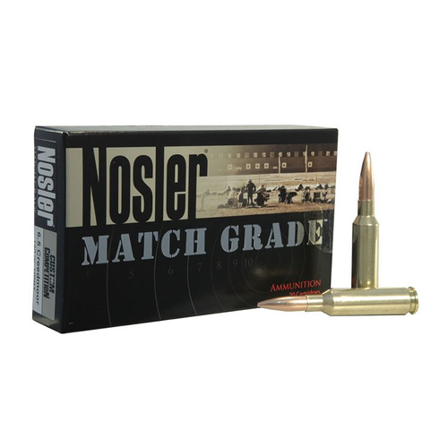 Nosler Match Grade 6.5mm Creedmoor Ammo 140 Grain Brass 20 Rounds CC HPBT