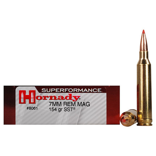 Hornady SPF 7mm Rem Mag 154 Grain Centerfire 20 Rounds SBT SST