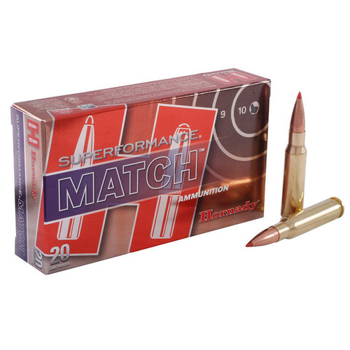 Hornady Superformance Match 308 Win 168 Grain 20 Rounds A-Max Match